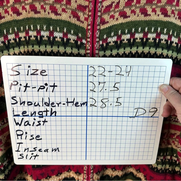 Tiara vintage cardigan Nordic Knit Zip Up Cardigan Sweater 90’s Y2K cottage core - Picture 9 of 9